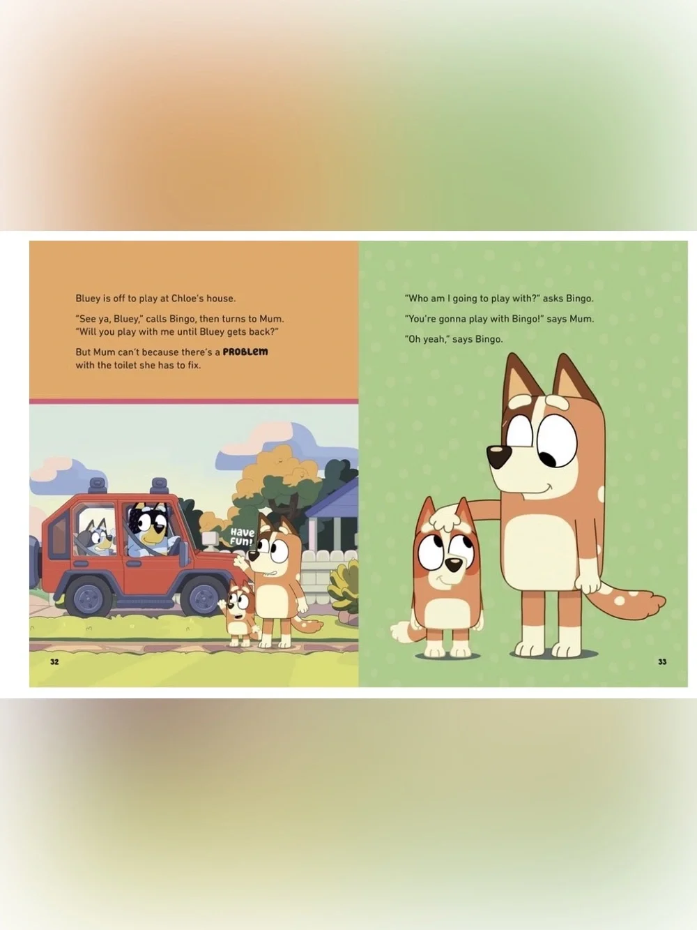 BLUEY Bundle - Hardcover Book, 5-Minute Stories AND 9 Bluey plastic figures